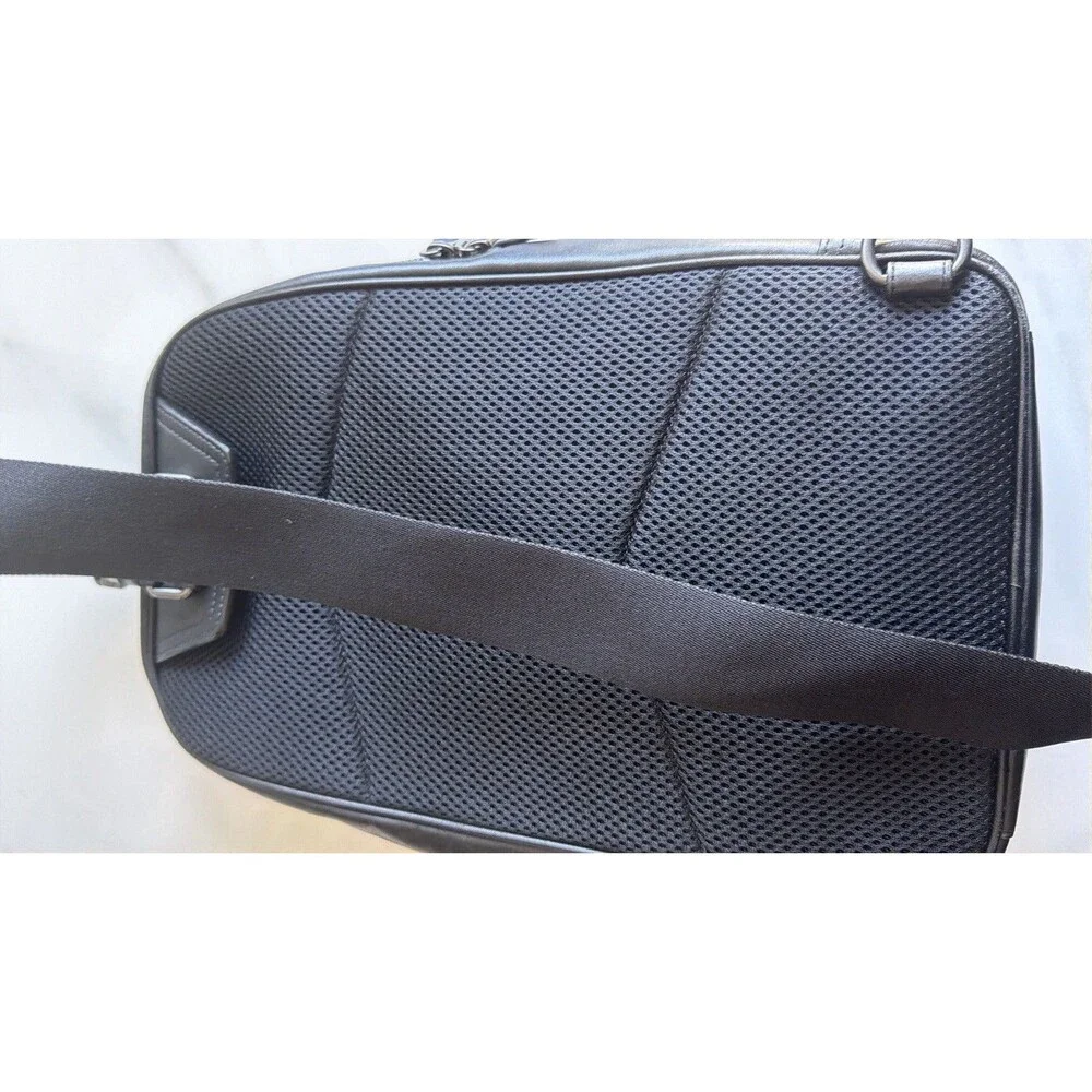 Coach Graham Pack C2931 Black Leather Sling Crossbody Backpack Men’s Unisex